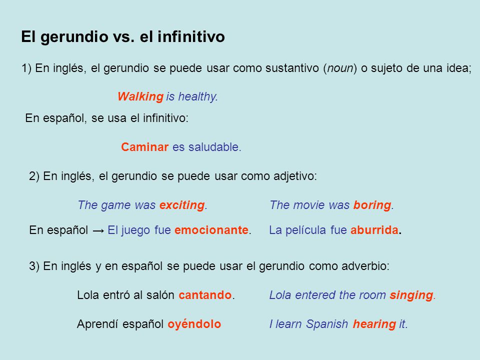 Que significa to their en ingles Cuando utilizar el gerundio o infinitivo en ingles